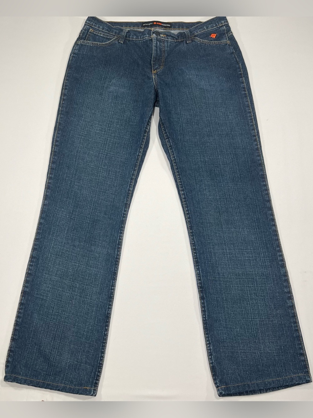 Wrangler FR Flame Resistant Crosshatch Bootcut Jeans Womens 15x34 CAT2